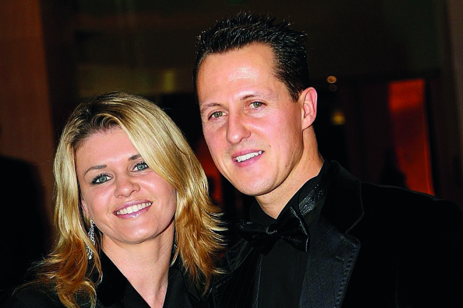 Michael Schumacher e mulher