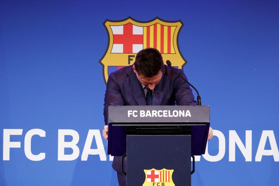 Lionel Messi despede-se do Barcelona