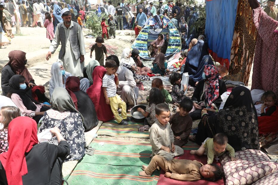 Famílias deslocadas no Afeganistão