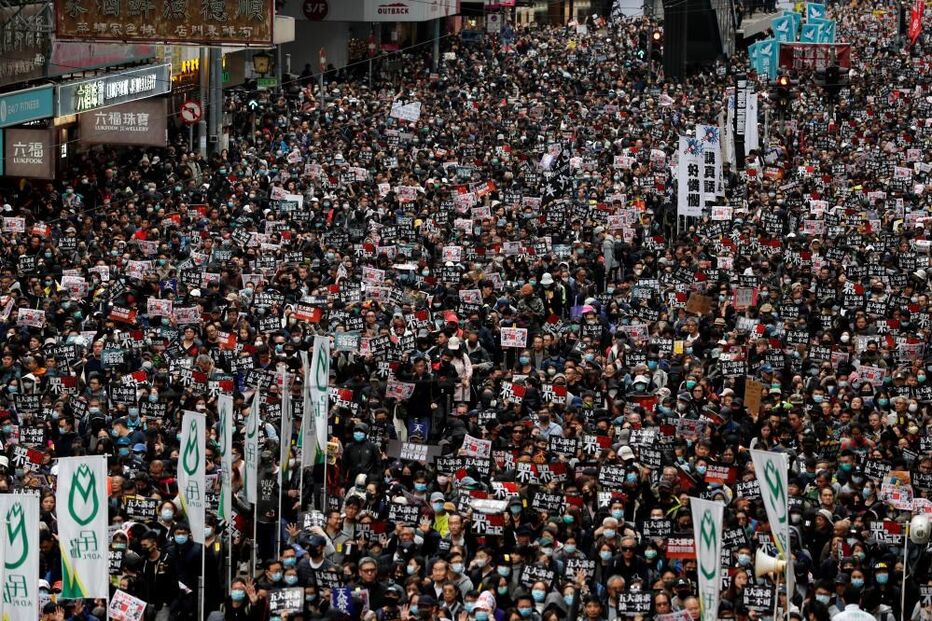 Frente Cívica de Direitos Humanos (FCDH) promoveu os grandes protestos pró-democracia em Hong Kong em 2019