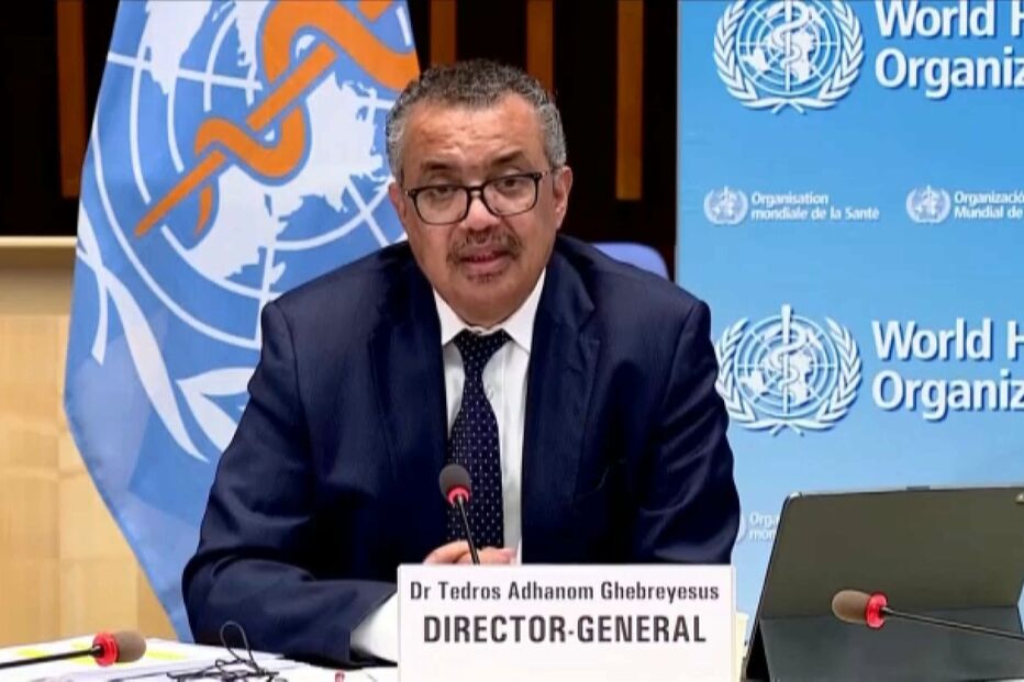 Diretor-geral da OMS, Tedros Adhanom Ghebreyesus