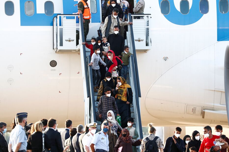 Afegãos chegam a Madrid