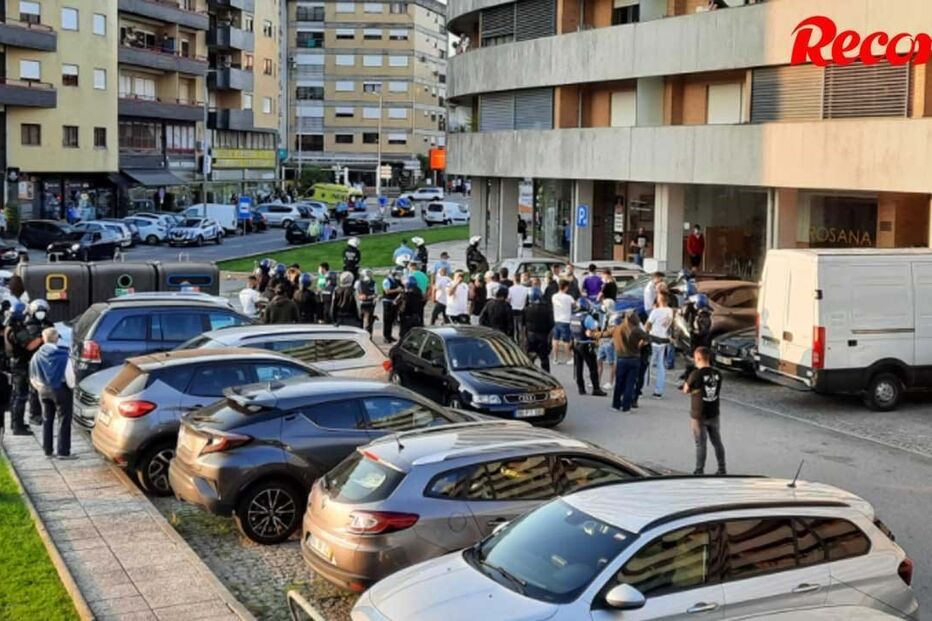 Confrontos entre adeptos do Sporting e Famalicão