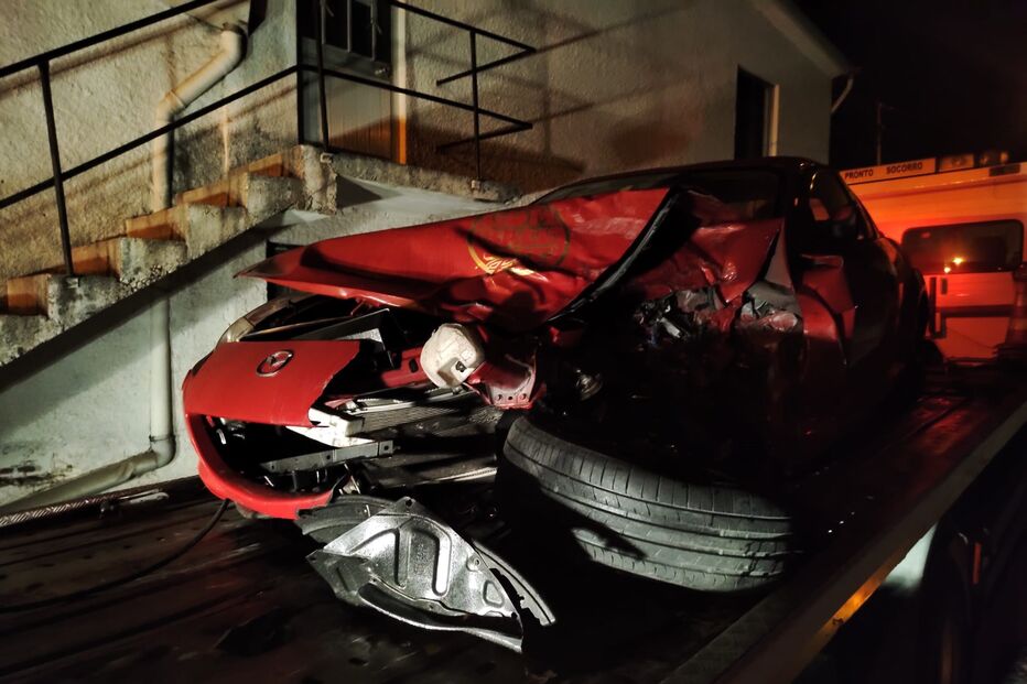 Choque em cadeia em Águeda