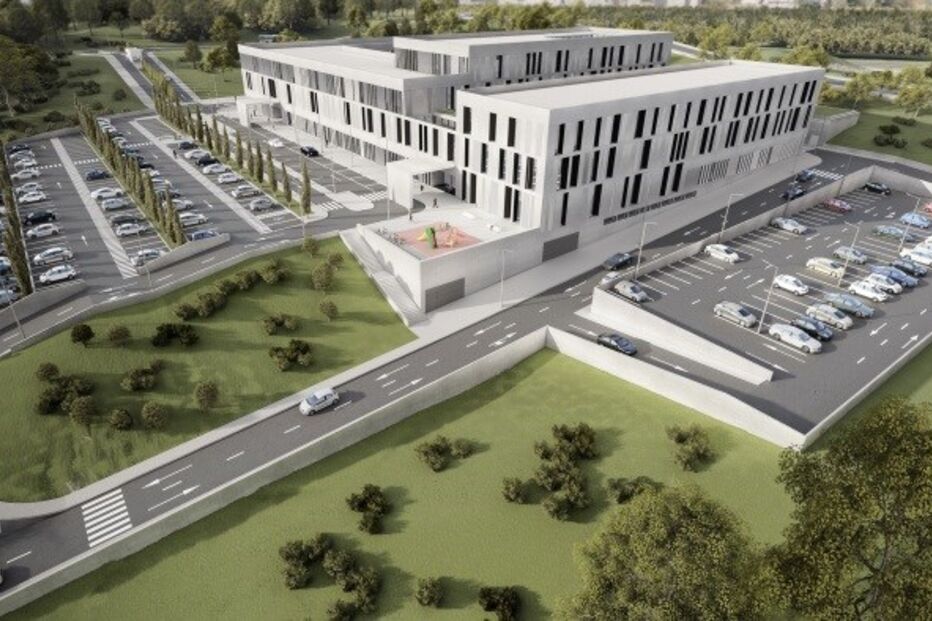 Maquete do novo Hospital de Sintra