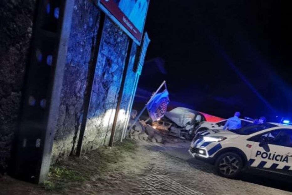 Perseguição policial durante a madrugada termina com despiste em Viana do Castelo