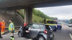 Colisão entre ambulância e carro faz três feridos na A4 em Ermesinde