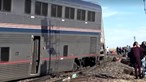 Três mortos e dezenas de feridos em descarrilamento de comboio nos EUA