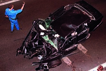 Carro em que seguia a princesa despistou-se em Paris