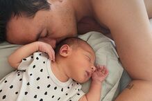 Miguel Coimbra e o filho