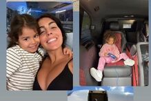 Georgina partilhou detalhes da mudança da família para Manchester a bordo do jato privado de CR7 