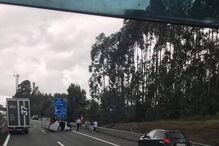 Despiste de carrinha seguido de capotamento faz um ferido em Sever do Vouga