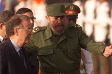 Fidel Castro e Jorge Sampaio