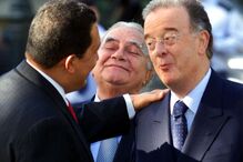 Hugo Chavez e Jorge Sampaio