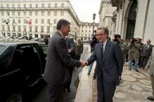 Jorge Sampaio e Cavaco