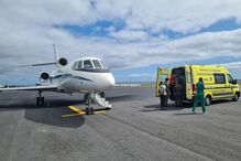 Força Aérea transporta bebé e criança de urgência
