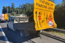 Dois feridos em colisão entre dois carros na A41 em Espinho