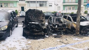 PJ investiga incêndio que destruiu seis carros em Lisboa