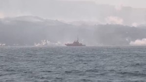 Míssil russo atinge navio japonês e fere um dos tripulantes