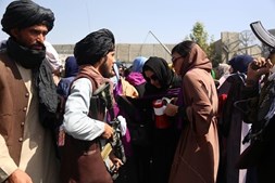 Protesto feminino em Cabul