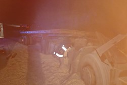 Despiste de camião em Sever do Vouga deixa condutor gravemente ferido