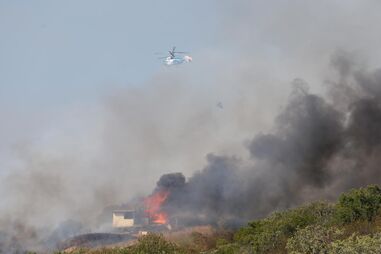 Incêndio em Lagos, no Algarve