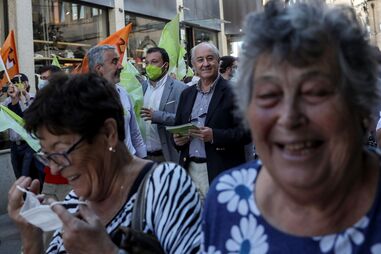 Rui Rio, líder do PSD, campanha
