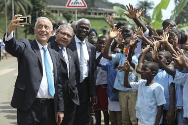 Marcelo em São Tomé e Príncipe