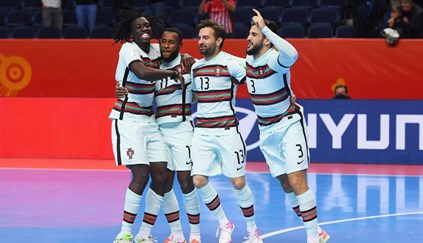 Futsal: Brasil nos oitavos com três triunfos em três jogos