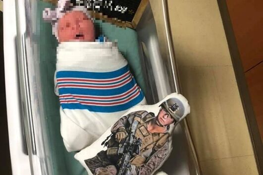 Nasceu a filha de soldado americano que morreu no Afeganistão