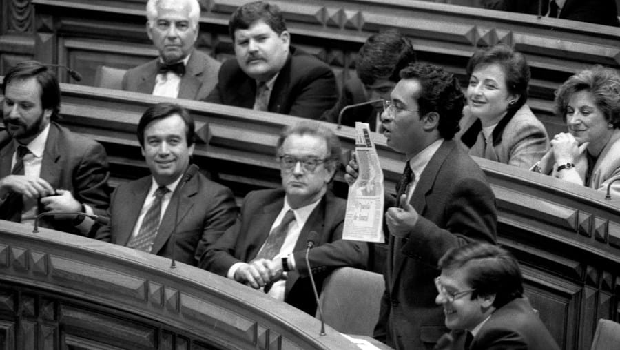   Jorge Sampaio, António Guterres e António Costa