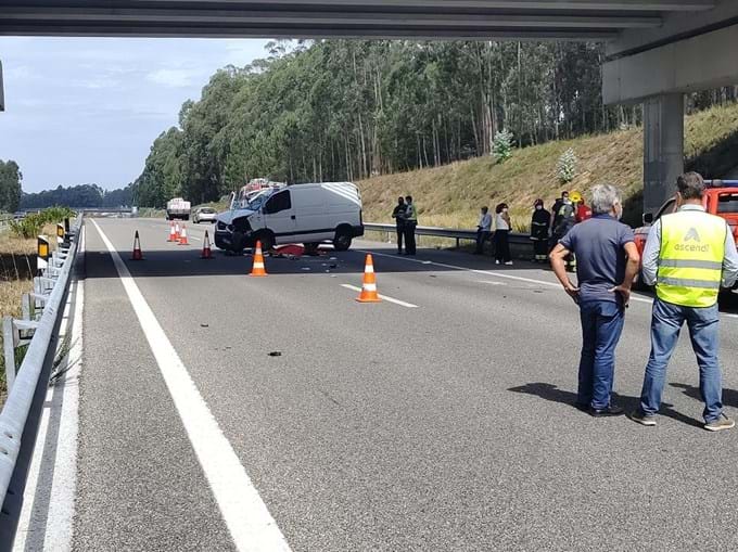 Um morto e um ferido em acidente na A29 em Ovar
