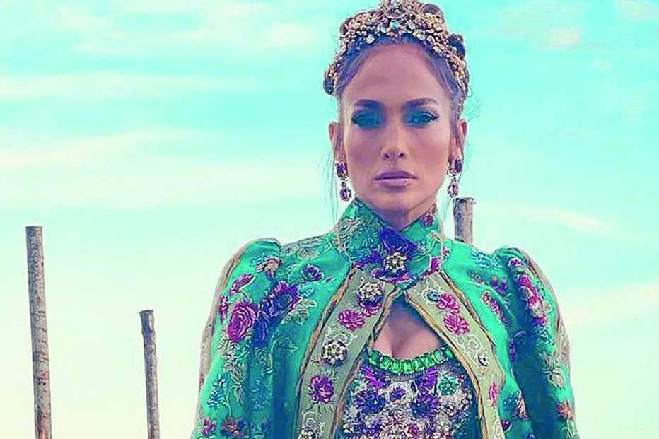 Jennifer Lopez na mesma cidade no último domingo