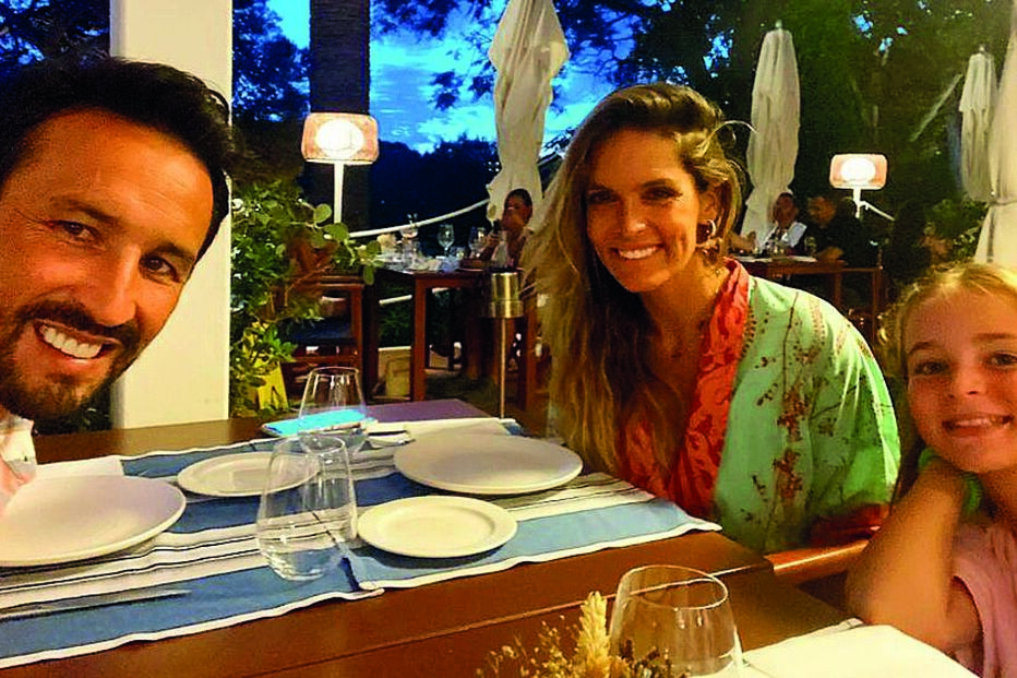 César Peixoto, Diana Chaves e a filha Pilar