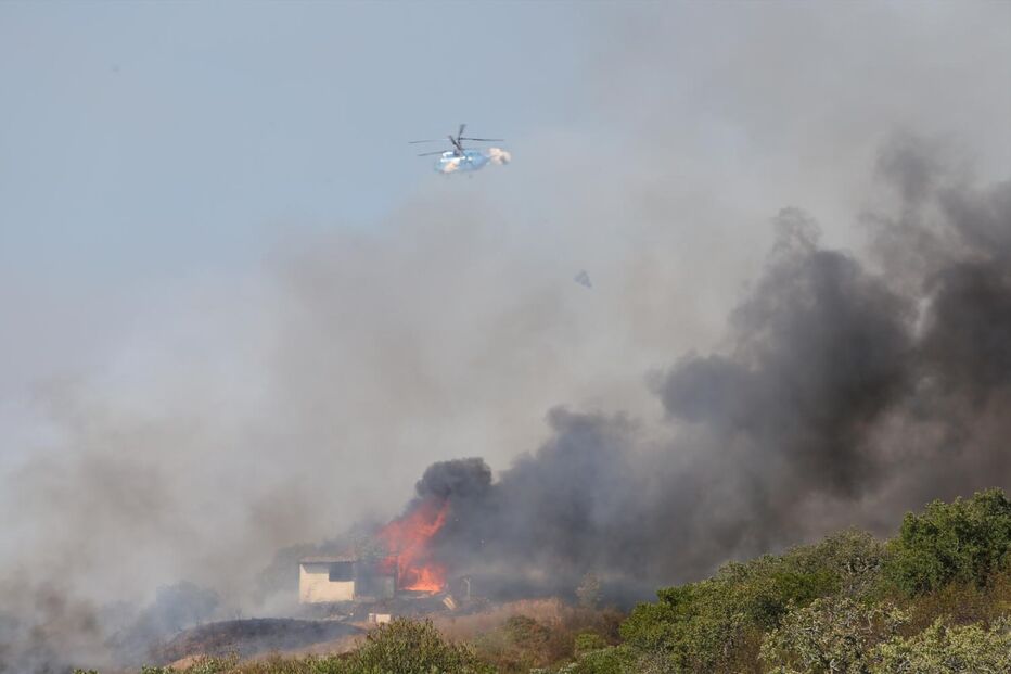 Incêndio em Lagos, no Algarve