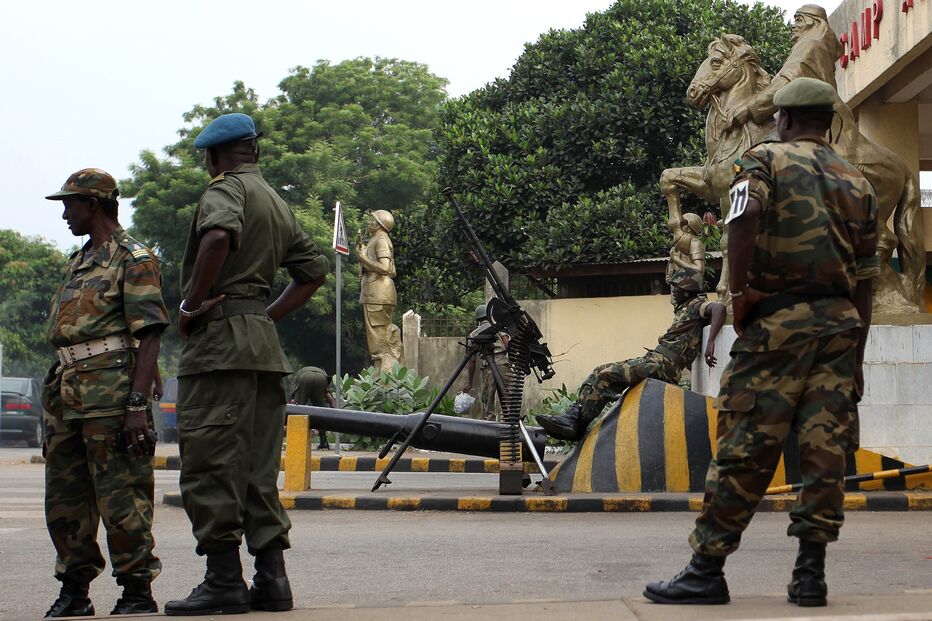 Militares em Conacri 