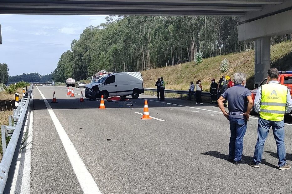 Um morto e um ferido em acidente na A29 em Ovar