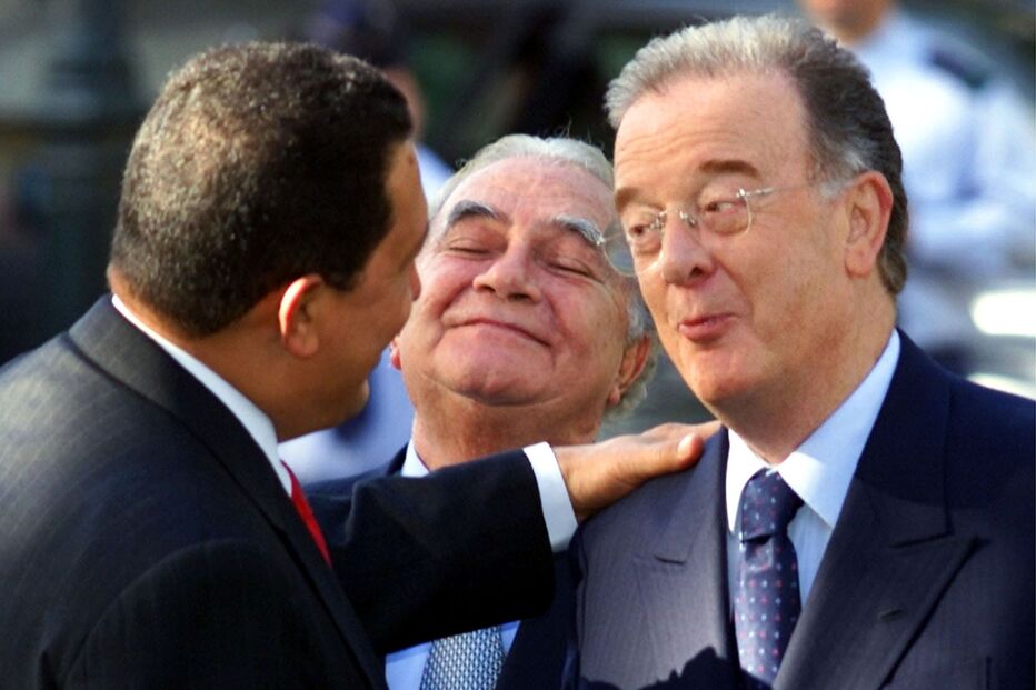 Hugo Chavez e Jorge Sampaio