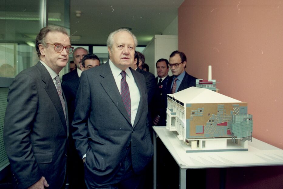   Jorge Sampaio e Mário Soares