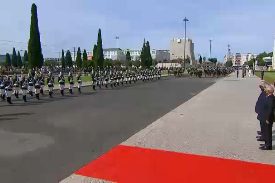 Marcelo, Costa e Ferro Rodrigues nos Jerónimos
