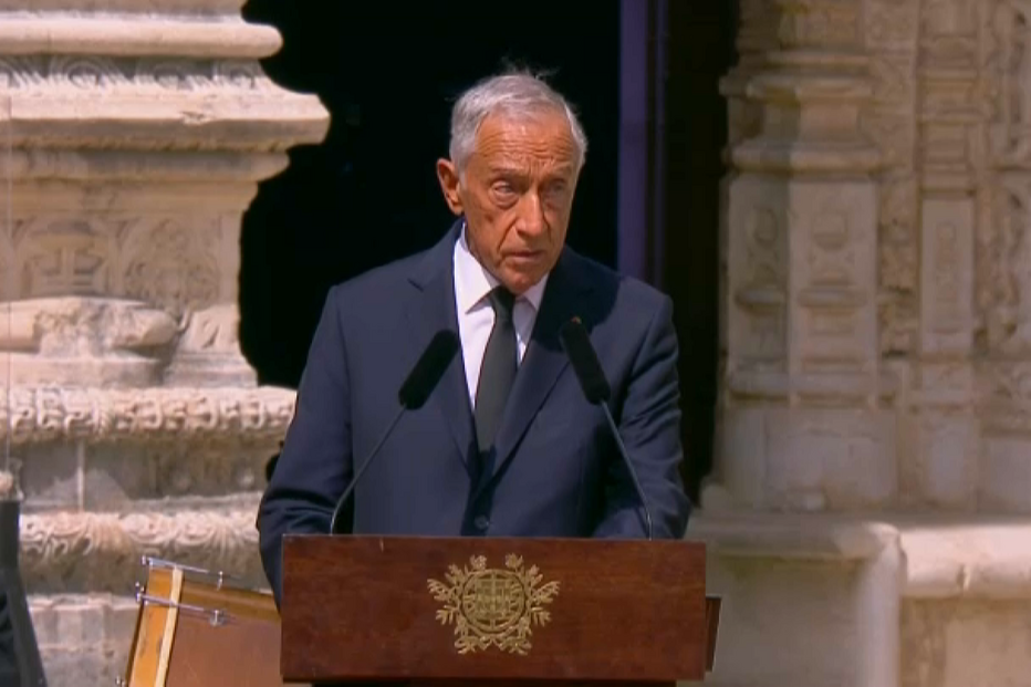 Marcelo no adeus a Jorge Sampaio: