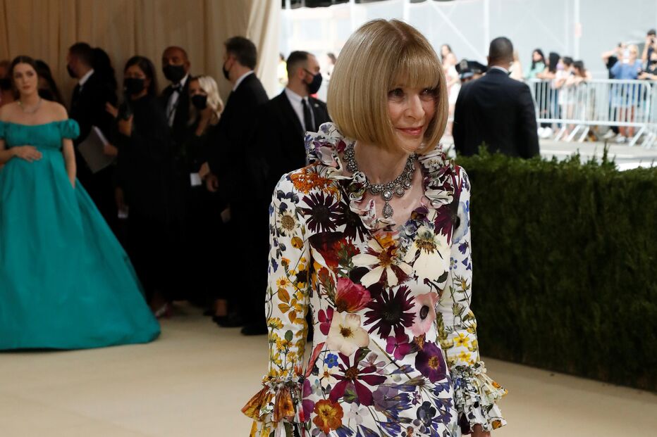 Anna Wintour em Oscar de la Renta