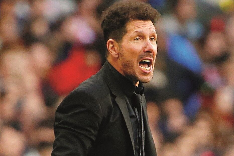 Diego Simeone é treinador do Atl. Madrid  