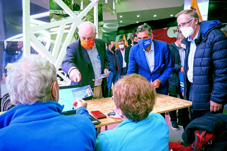 Rui Rio, líder do PSD, acompanhou a campanha autárquica do candidato do partido à Câmara Municipal da Guarda