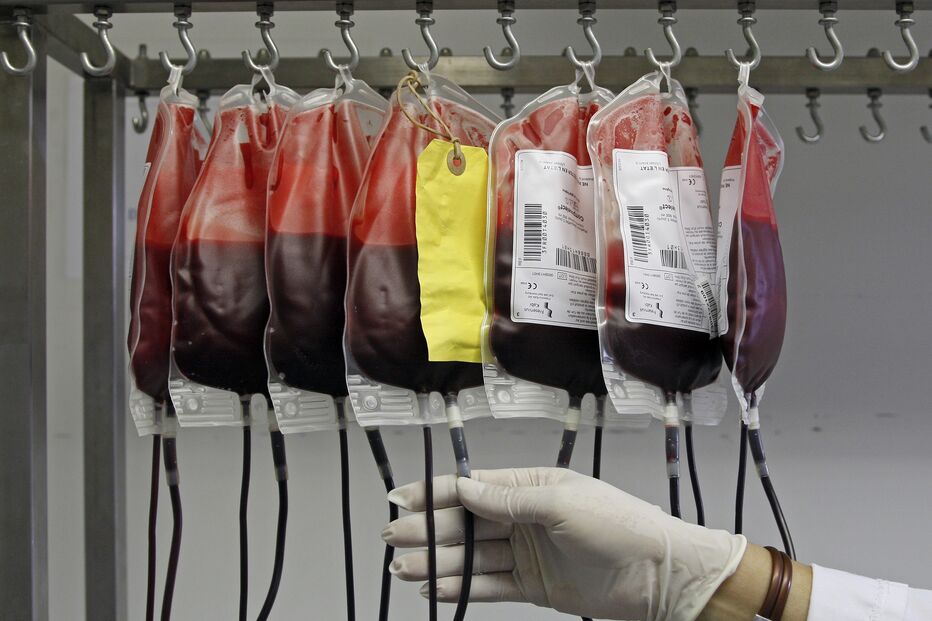 reservas de sangue, sangue