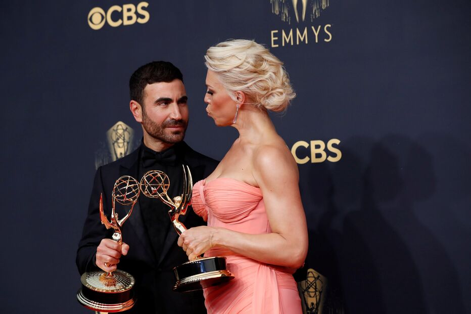 Brett Goldstein e Hannah Waddingham, da série Ted Lasso