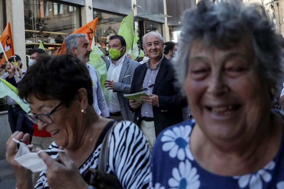 Rui Rio, líder do PSD, campanha