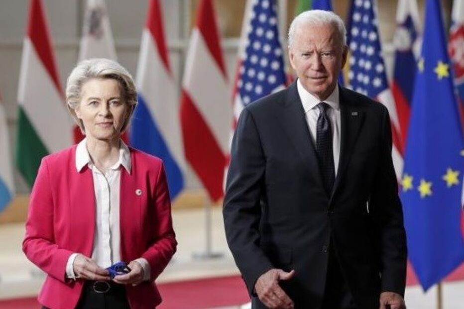 Ursula von der Leyen e Joe Biden