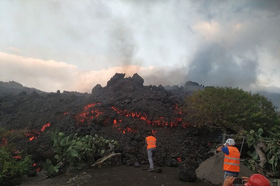 vulcão Cumbre Vieja, erupção