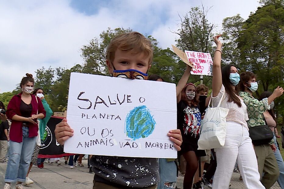 protesto, manifestação, clima, jovens